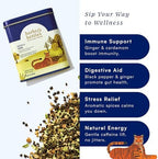 Herbs & Kettles Masala Chai | Authentic Indian Chai Tea with Assam Black Tea, Ginger, Cardamom, Cinnamon, Cloves & Black Pepper | Loose Leaf | Makes 16-20 Servings | Premium Gourmet Tea Gift