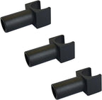 Replacement of The Wheelchair Seat Rail Guide, Fit 7/8 Inch Tubing,Universal Parts for Transports Chairs and Wheelchair(Black -3pcs)