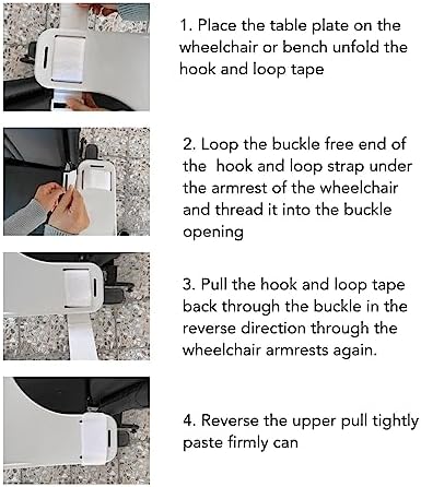 Lap Trays, Wheelchair Tray,Wheelchair Tray Table for Wheelchair Detachable Lap Tray for Wheelchair Multifunctional Cup Holder Desk Accessories Portable Removable Reading