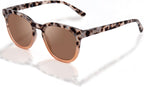 LianSan Full Readers Sunglasses for Women - Stylish Reading Sunglasses with Readers Built in with Spring Hinge UV Protection(Pink Tortoise,1.25x)