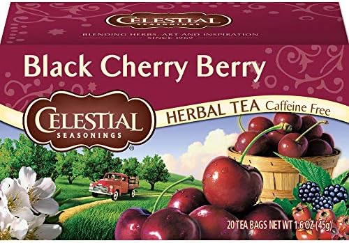 Celestial Seasonings Black Cherry Berry Tea, 20 ct, Multi