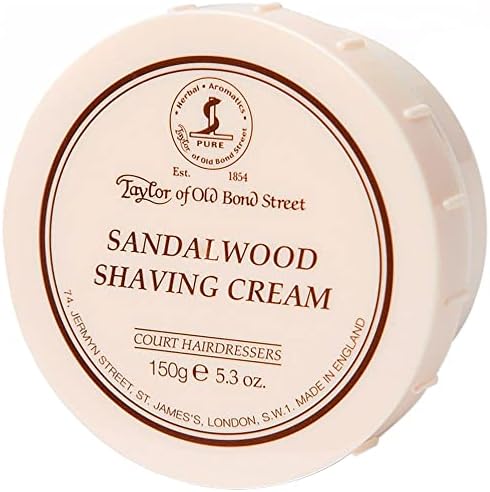 Taylor of Old Bond Street Luxury Shaving Cream Trio – Sandalwood, Lavender & Eton College Collection (3 x 150g Bowls)