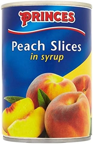 Princes Peach Slices in Light Syrup (420g) - Pack of 6