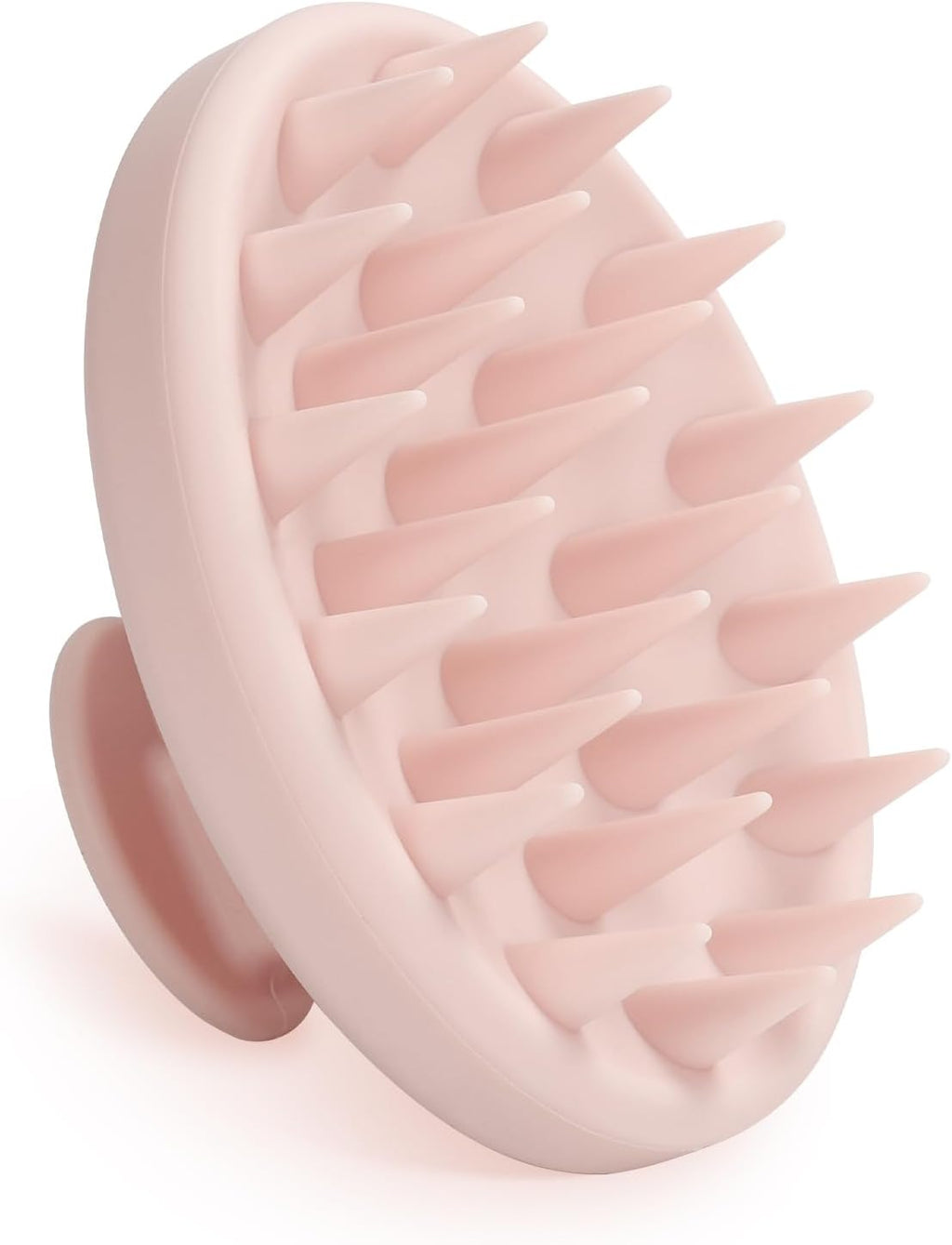 Meartchy Silicone Scalp Massager, Scalp Scrubber for Hair Growth with Soft Bristles, Scalp Exfoliator Brush Dandruff Removal Shampoo Brush for Wet Dry Scalp Care (Light Pink)