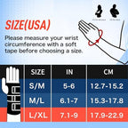 FEATOL Carpal Tunnel Wrist Brace Night Support, Thumb Spica Splint Left Hand for De Quervains Tenosynovitis, Tendonitis, Thumb Brace for Women Men, Black Blue, Large/XLarge
