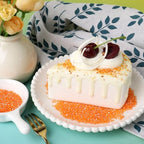 Orange Sanding Sugar Sprinkles, 4.6 oz Edible Sparkling Sugar Crystals for Baking Topping, Cupcakes, Cookies, Ice Cream & Cake Decorating, Wedding Party Halloween Thanksgiving Supplies