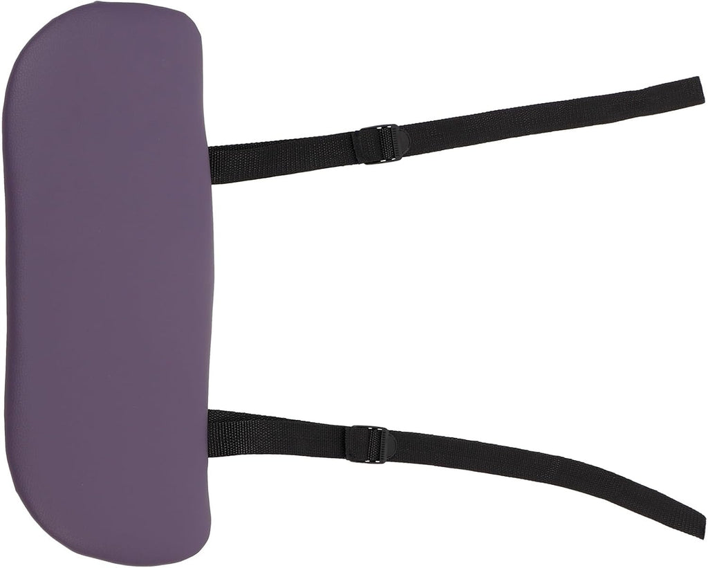 Beauty Bed Armrest Support Bracket with Purple Hand Plate for Massage Tables, Universal Hanging Armrest Pedal Accessory for Spa and Salon Use