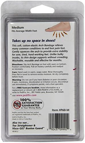 PediFix Arch Bandages, Medium , Beige , Medium (Pack of 2)