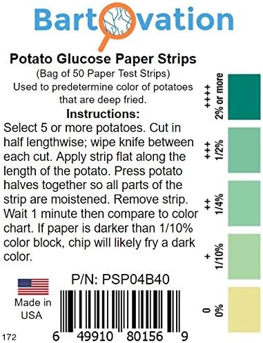 Potato Starch Glucose Test Paper [Bag of 50 Paper Strips]