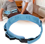 Bed Transfer Nursing Sling, Adjustable Nursing Care Assist Straps with 4 Handles, Made of Breathable Mesh Fabric, for Elderly People with Inflexible Legs, Long-Term Bedridden Patients