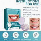 1Pcs Adjustable Temporary Covers Clip, Veneers Snap in Teeth for Women Men