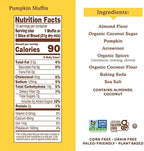 Simple Mills Almond Flour Baking Mix, Pumpkin Muffin & Bread Mix - Gluten Free, Plant Based, Paleo Friendly, 9 Ounce (Pack of 2)