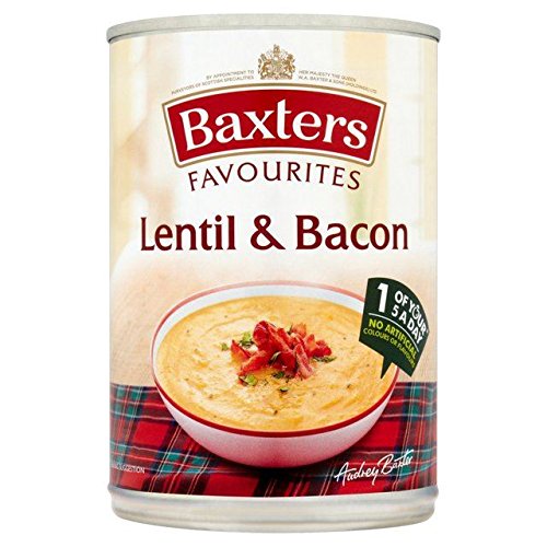 Baxters Favourites Lentil & Bacon Soup - 400g (0.88lbs)