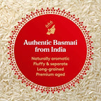 Royal Organic Basmati Rice - Long Grain White Rice - 2 lb Bag - Perfect for Biryanis, Pilafs & Curries - Cook on Stove Top