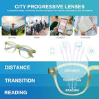 SKYWAY Multifocus Progressive Reading Glasses UV Protection Blue Light Blocking Photochromic Stylish Eyewear