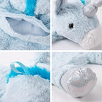 HomeTop Premium Classic Rubber Hot Water Bottle with Cute Unicorn Animal Cover