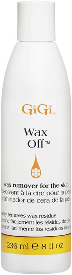 GiGi Wax Off Hair Wax Remover Gel Post Waxing Care with Aloe Vera - Skin Soothing Hair Removal After Wax Care, 8 oz
