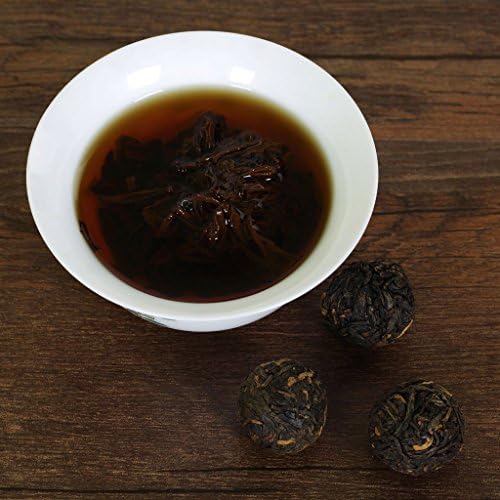GOARTEA Dianhong Black Tea - 2Pcs 250g / Total 17.6oz Supreme Grade - Chinese Yunnan Fengqing Dian Hong Tea Loose Leaf - Dragon Pearl Dianhong