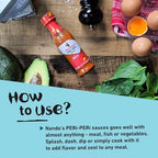 Nando's PERi PERi Garlic Sauce - Medium Heat Tangy Flavor | Gluten Free Hot Sauce, 9.1 oz Bottles (4 Pack)