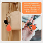 HOMSFOU 8-Pack Mini Magnifier Keychain Portable Folding Pocket Magnifying Glass with Led Light for Jewelry Inspection and Reading Aid