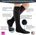 Mediven for Men Classic 15–20 mmHg Knee High Compression Socks – Closed Toe Support Stockings for Leg Circulation & Everyday Comfort – Men’s Dress Compression Socks