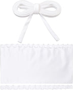 AHANDMAKER Wedding Gown Corset Kit Zipper Replacement Adjustable Fit Satin Corset Back Kit Lace up, for Formal Prom Dress (White)