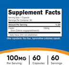 Nutricost Fisetin Capsules 100mg, 60 Capsules - Natural Polyphenol Antioxidant - Non-GMO, Gluten Free, and Vegan Friendly Supplement