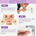 Anti Snoring Devices (8 Pack), Adjustable Silicone Snoring Solution, Anti Snoring Nose Clip, Effectively Relieve Snoring, Stop Snoring for Men and Women, Clear