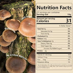 MEIMIDUO Pre-Cut Dried Shiitake Dices, Natural Dried Mushrooms, Premium Shiitake Mushrooms, Rich Mushroom Flavor, No Additives, Ideal Mushroom Powder Alternative for All Cuisines