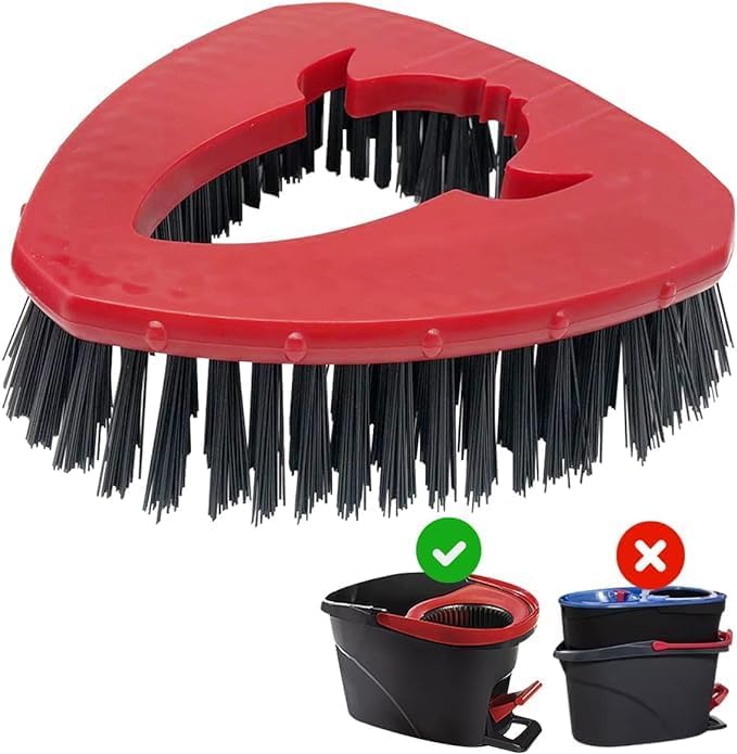 Scrubber for Vileda Turbo EasyWring Floor Mop Scrubbing Brush Cleaning Brush for Bathroom and Kitchen Tiles