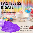 RBUGR Luster Dust Edible, 12 Colors Edible Glitter Pack, Cocktail Food Glitter Edible Dust, Vegan Edible Shimmer, Drink Powder for Cakes Cookies Chocolates Baking（4g/0.14oz）