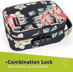 OZCHIN Large Smell Proof Bag with Combination Lock Odor Proof Lock Box Travel Storage Case Activated Charcoal Bag Great Christmas Gift