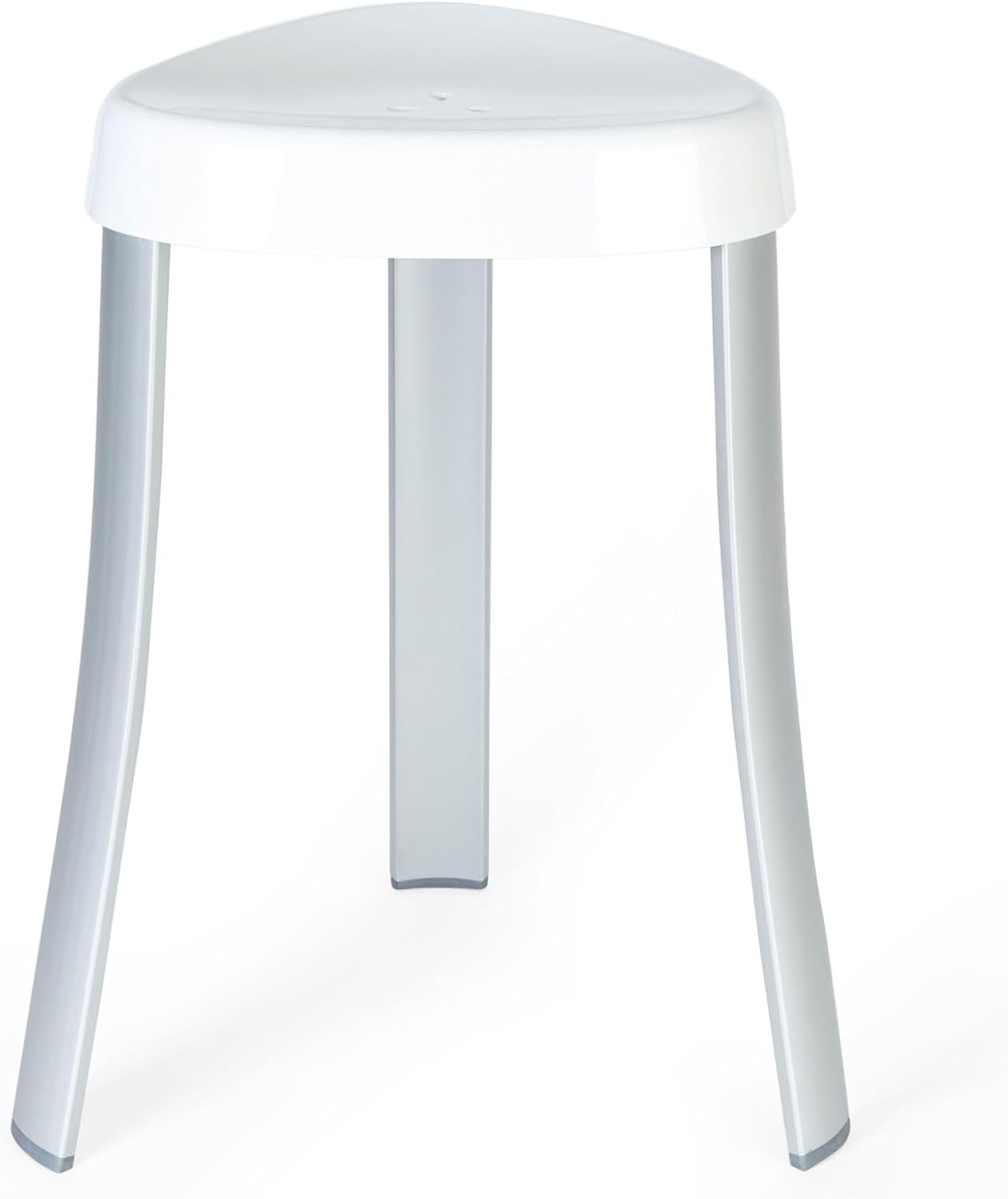 Better Living Products 70060 SPA Seat Shower Stool with Rust Proof Aluminum Legs, White,15.25" x 15.25" x 18"
