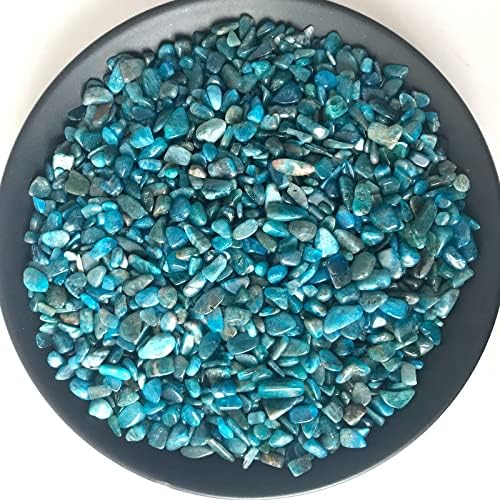 100g Natural Blue Kyanite Quartz Crystal Rock Chip Chakra Reiki Gravel Stone Minerals Specimen Decoration Collection,100g 5-7mm,