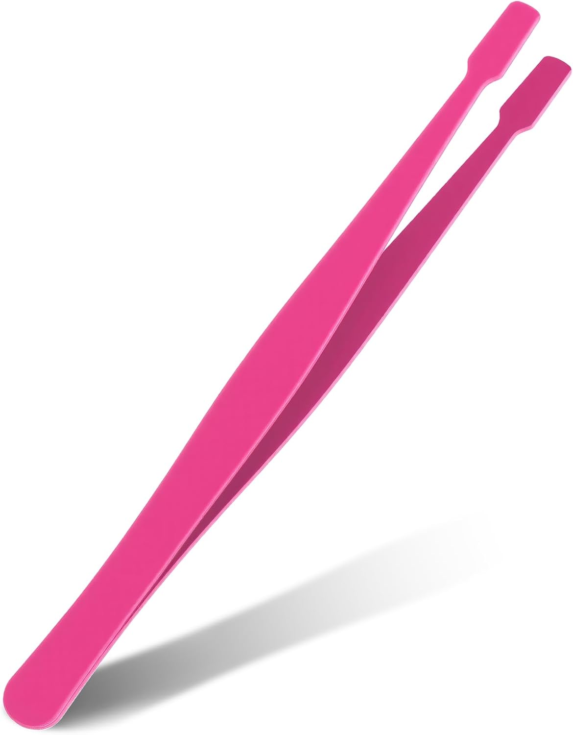 Lash Tweezers for Eyelash Clusters Stainless Steel Applicator Flat-Tip Professional Applicator for Individual Lashes DIY Eyelash Extensions Ergonomic Handle Safe Blunt Design Easy for Beginners