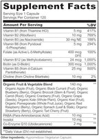 NATURELO Vitamin B Complex,120 Capsules, Vegan, CoQ10, Methyl Folate, Biotin, Fruit & Veg Blend, Supports Energy and Healthy Stress Response, Super B Complex Vitamins for Women and Men