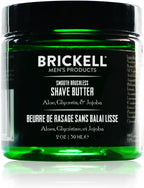 Brickell Men's Smooth Brushless Shave Butter for Men, Natural and Organic Smooth Shaving Butter to Fight Nicks, Cuts and Razor Burn, 2 Ounce, Unscented