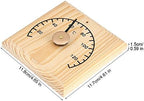 0~140℃ Wooden Thermometer Wall Mounted, Temperature Measurement Sauna Room