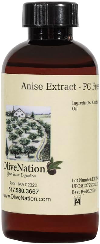 Star Anise Flavor Extract - Classic Cookie Flavoring - Gluten Free - Kosher - Vegan - 4 ounces