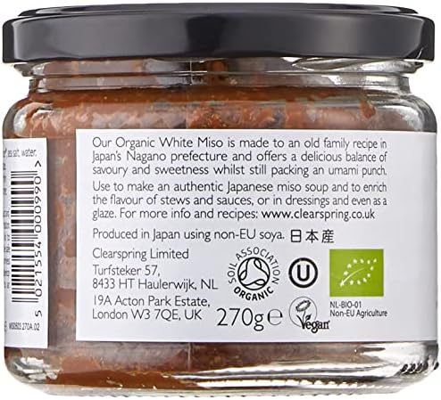 CLEARSPRING White Miso Jar, 270 GR