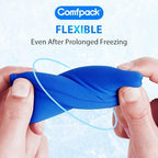 Comfpack 4PCS Finger Sleeves Gel Ice Pack, Finger and Toe Thumb Cold Gel Ice Packs, Reusable Hot Cold Compression Finger Brace Ice Packs for Injuries, Arthritis, Trigger Finger, Gout, Sprain