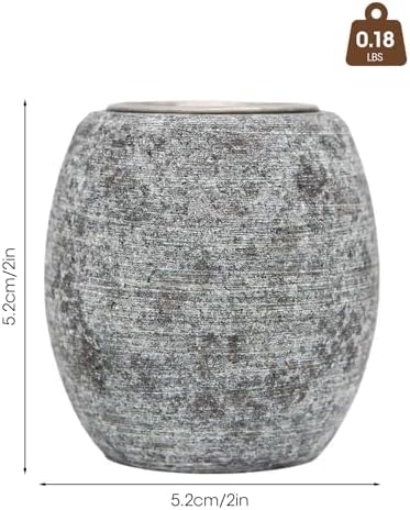 Sauna Aromatherapy Stone, Sauna Essential Oil Diffuser, Natural Rock with Stainless Steel Bowl for Essential Oils, Spa Accessories
