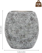Sauna Aromatherapy Stone, Sauna Essential Oil Diffuser, Natural Rock with Stainless Steel Bowl for Essential Oils, Spa Accessories
