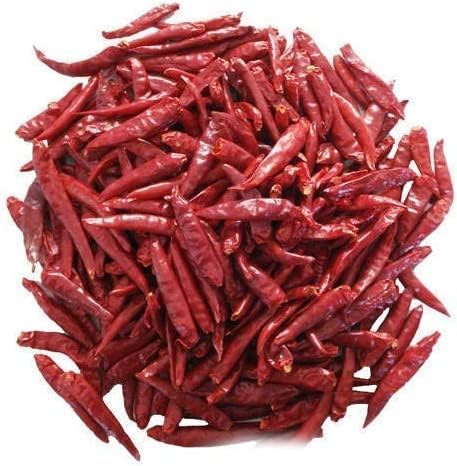 SJH Mathania Red Chilli (Lal Mirch) Bold Size,Hand Sortex 400gm | Deep Red, Powerful Flavour Aroma and Taste