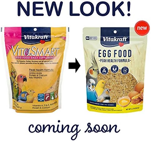 Vitakraft Bird Egg Food 1.1lb and Oasis Vita Drops 2oz Multivitamin for Parrots, Parakeets, Cockatiels, Canaries, Finches, Budgies, Small Parrots