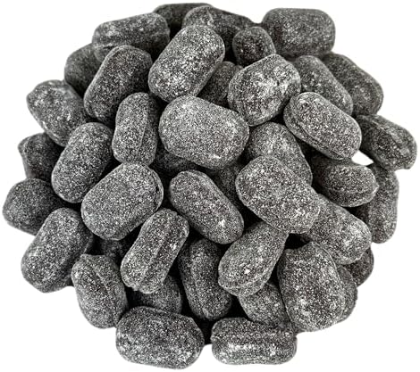 Old-Fashioned Sanded Licorice Drops Hard Candy, 1 Pound