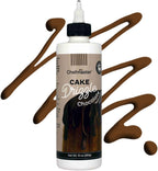 Chocolate-Flavored Cake Drizzle by Chefmaster, Edible Cake Drip Frosting for Decorating, Drip for Cakes, Cupcakes, Cookies, Donuts, 10 oz