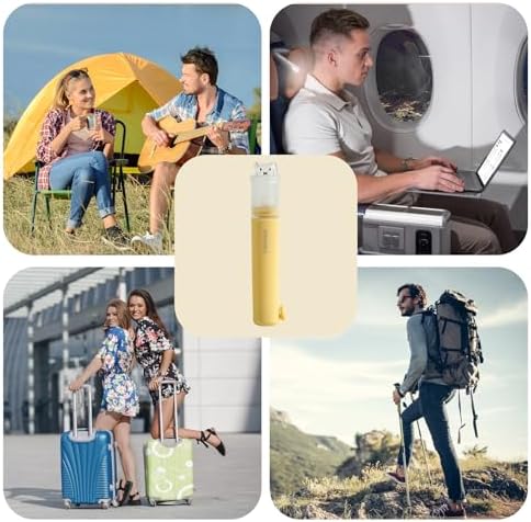 Tizee Mini Folding Toothbrush Set - 2 in 1 Portable Travel Toothbrush with Cover and Toothpaste Case, Foldable and Replaceable Heads for Home, Travel, Outdoor, Hiking, Camping, 2 Sets