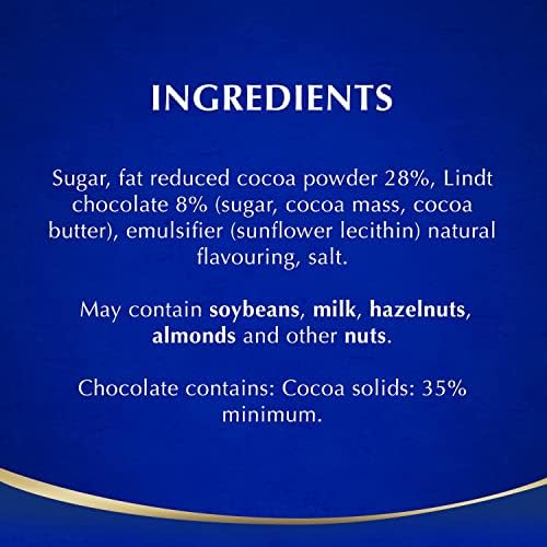 Lindt Hot Chocolate, 300g - Cocoa Powder for Hot Chocolate Mix - European Import