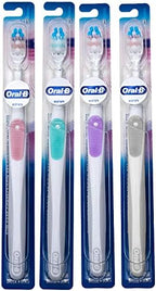 Oral-B Gum Care Extra Soft Toothbrush for Sensitive Teeth and Gums, Compact Small Head, (Colors Vary) - Pack of 3